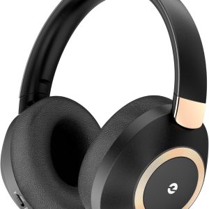 Active Noise Cancelling Headphones, 100H Playtime Headphones Wireless Bluetooth, Bluetooth Headphone with Mic, Over Ear Wireless Headphone with Deep Bass,Fast Charging for Travel